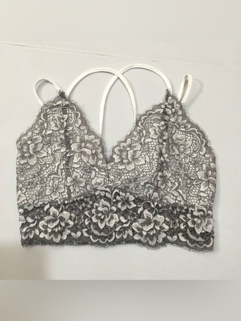 Poof New York Lace Bra Crop Top